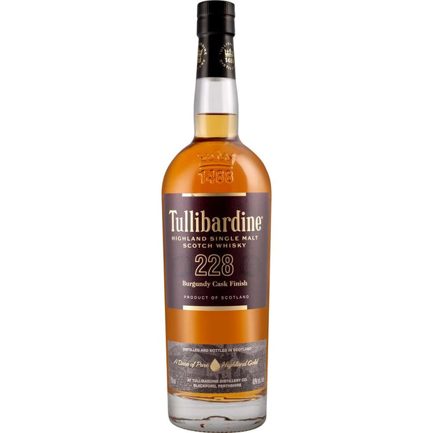 Tullibardine Distillery Tullibardine 228 Burgundy Cask Finish Highland Single Malt Scotch Whisky 750 ml