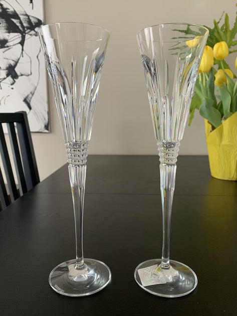 Flauto Da Champagne Lismore Diamond – Bicchiere In Vetro Per Bollicine, Design Classico A Diamante