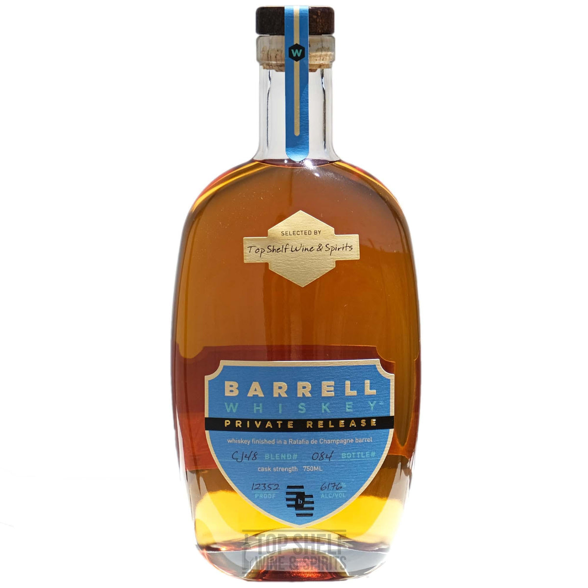 Top Shelf Barrell Craft Spirits Champagne Private Release 750ml