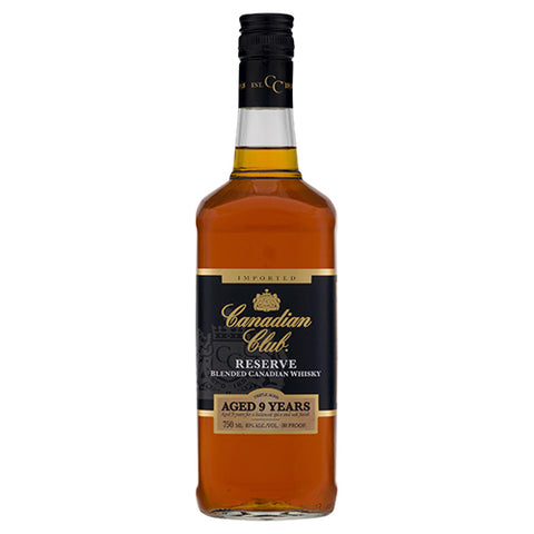Canadian Club 9 Year Old Reserve Canadian Whisky 750 ml