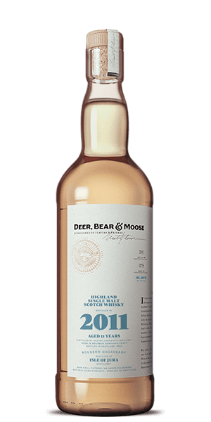 Deer, Bear & Moose Isle of Jura 2011 Single Malt Scotch Whisky 750ml