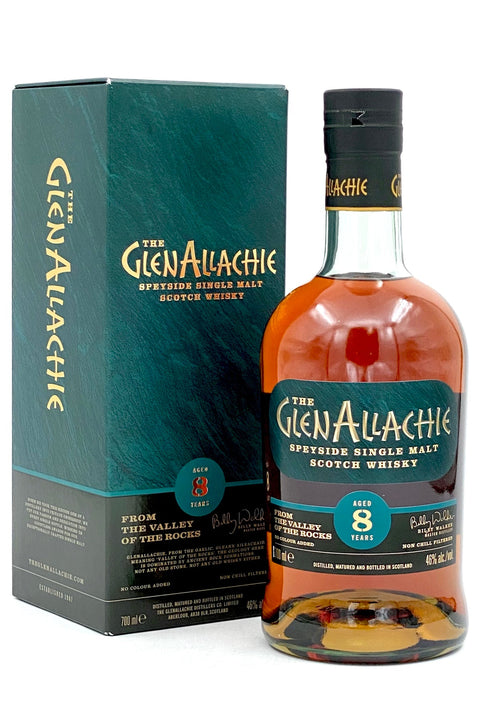 The Glen Allachie Speyside Single Malt Scotch Cask Strength Batch 8 From The Valley of The Rocks 10 year 700 ML