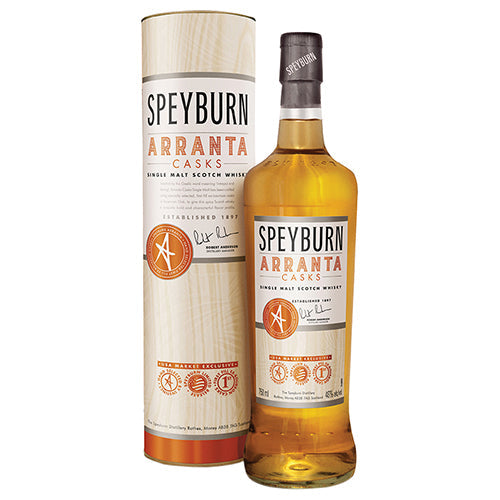 Speyburn Arranta Cask Single Malt Scotch Whiskey Gold 750 ml