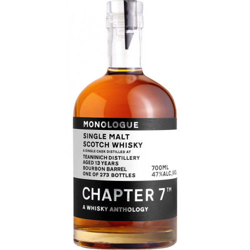 Chapter 7 Monologue 13 Year Old Teaninich 2008 Scotch Whisky 700ml