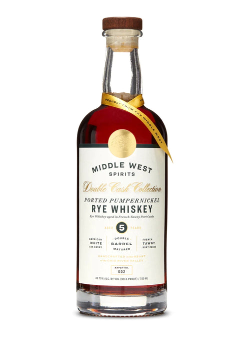 Middle West Spirits Middle West Spirits Double Cask Collection Ported Pumpernickel Rye Double Barrel Matured 5 year 750 ml