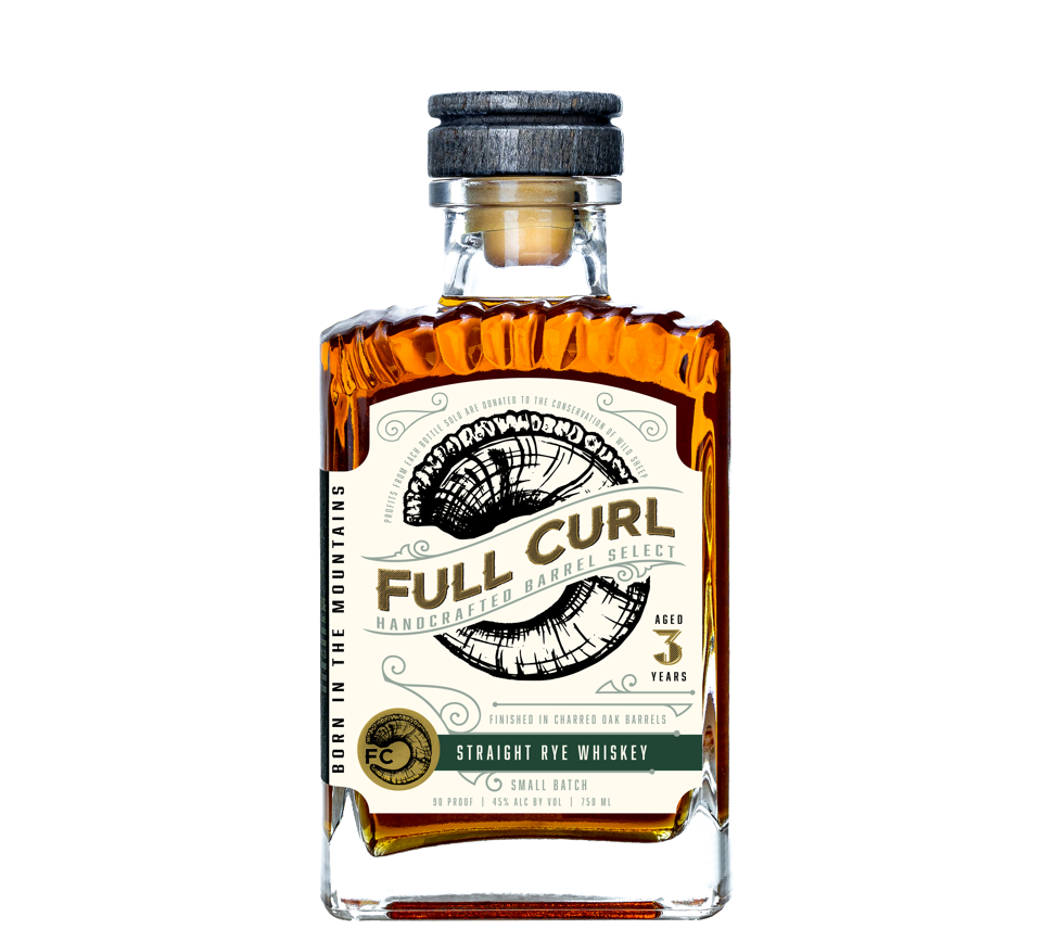Full Curl Straight Rye Small Batch 3 Year 750ml bottle