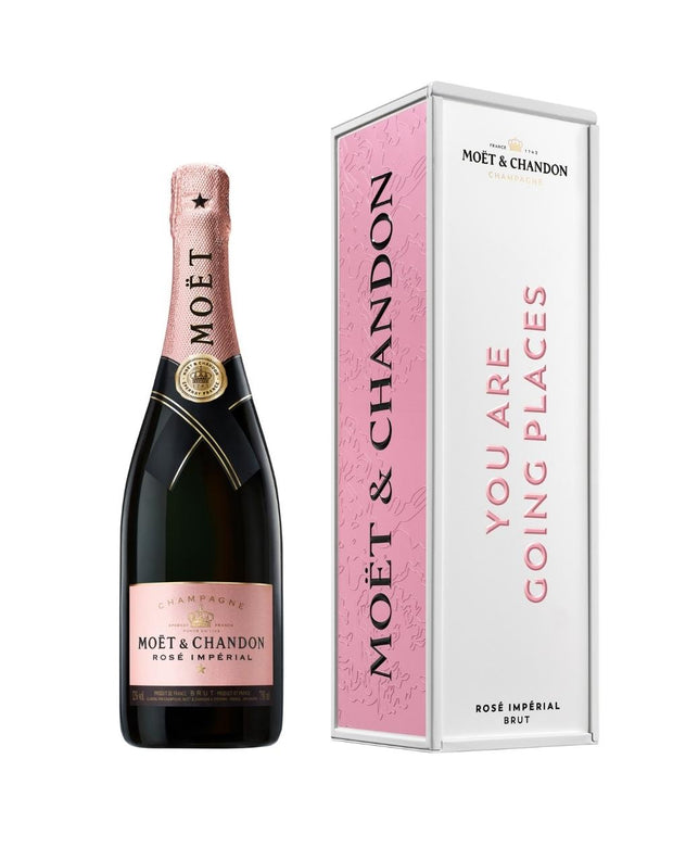 Moet & Chandon Rose Imperial "You Are Going Places" 750ml