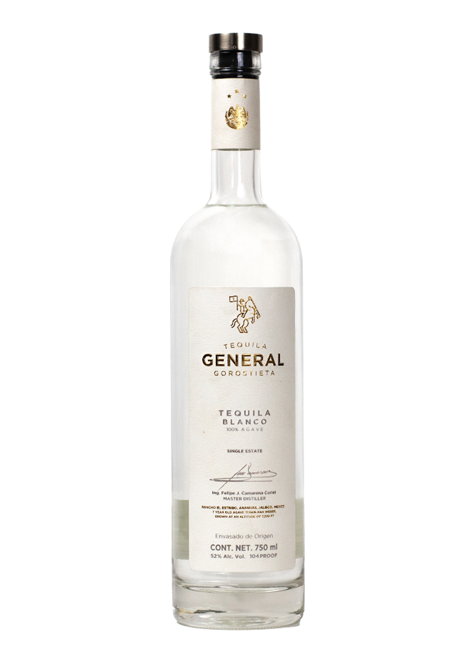 Tequila General Gorostieta Blanco High Proof Single Estate 750 ML