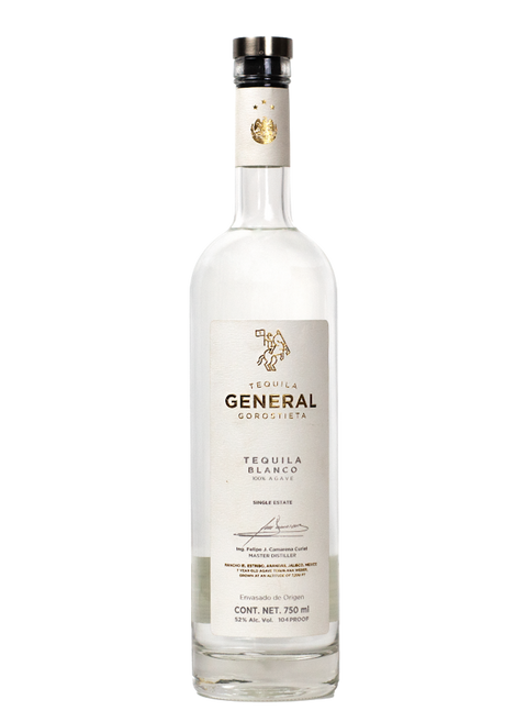 Tequila General Gorostieta Blanco High Proof Single Estate 750 ML