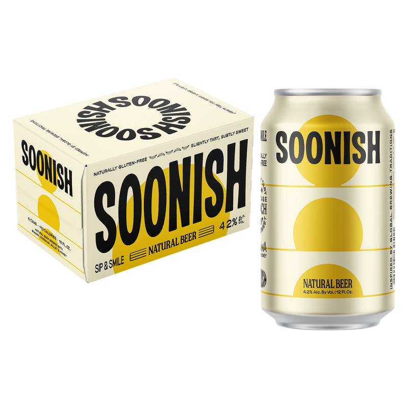 Soonish Natural Beer (6 Pack) 12 FL