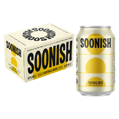 Soonish Natural Beer (6 Pack) 12 FL