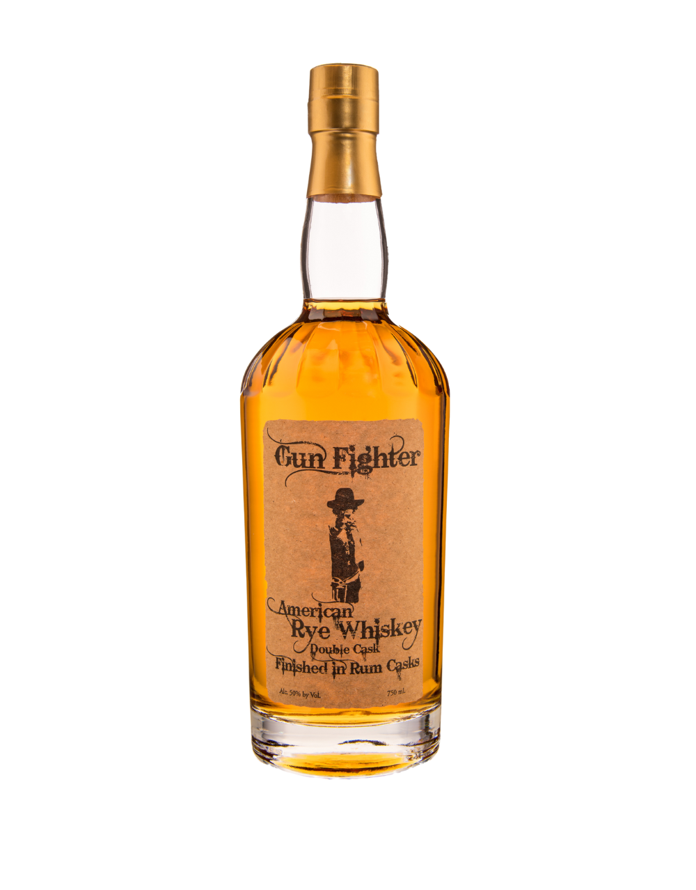 Gun Fighter American Bourbon Double Cask Finished Rum Cask 750 ml