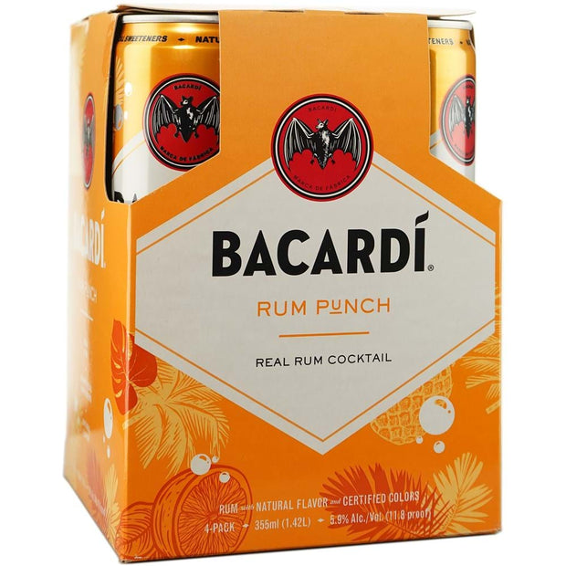 Bacardi Rum Punch 4x355 ml