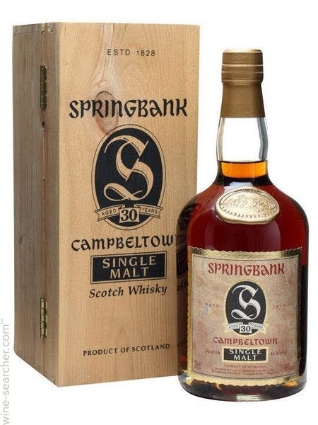 Springbank Campbeltown Single Malt Scotch  Limited Release 30 year 700ml