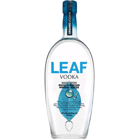 Leaf Rocky Mountain Mineral Water Vodka 750ml