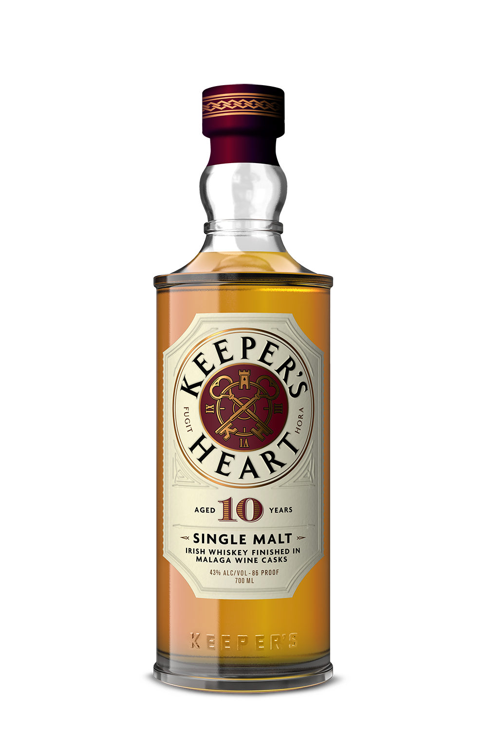 Keepers heart Single Malt Irish Finished in Malaga Wine Casks 10 year 700ml