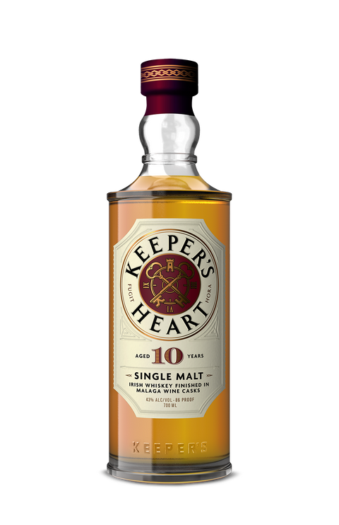 Keepers heart Single Malt Irish Finished in Malaga Wine Casks 10 year 700ml
