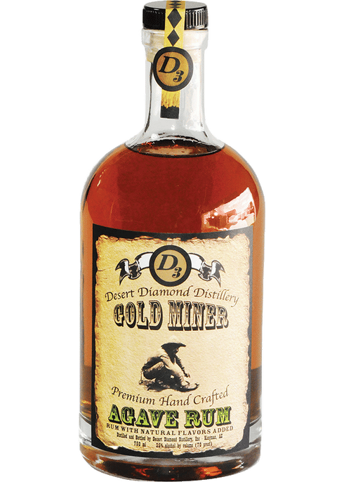 Desert Diamond Distillery Gold Miner Dark Rum 750 ml