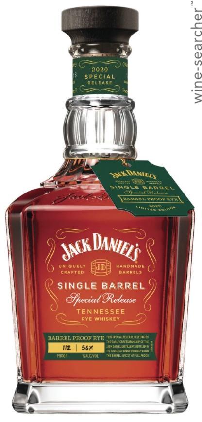 Jack Daniels Single Barrel Proof Rye Special Release 2020 750 ml