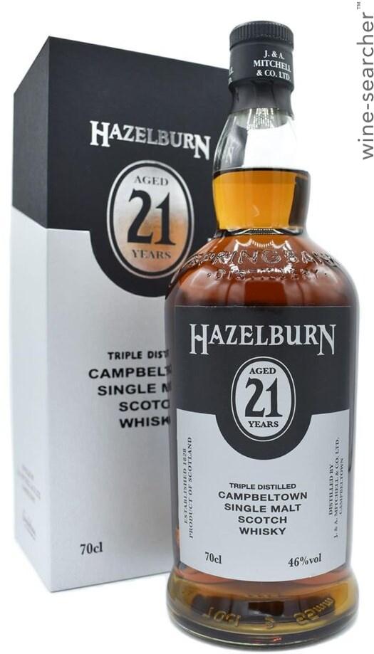 Hazelburn Triple Distilled Campbeltown Single Malt Scotch Whisky 21 year 700ml