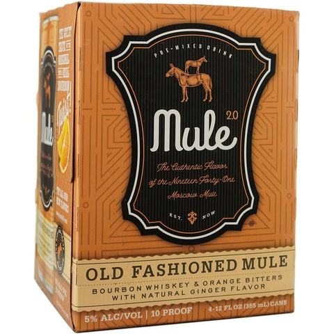 Mule Mule Old Fashioned (4 Cans)  12oz 355ml