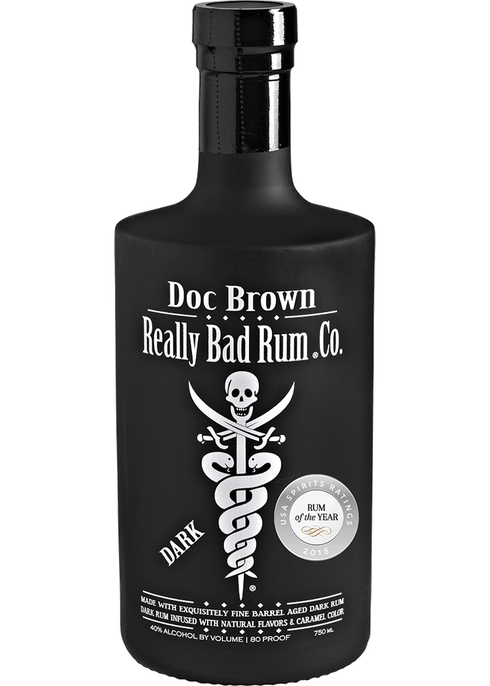 Sugar Works Distillery Doc Brown Really Bad Rum Dark 750 ml