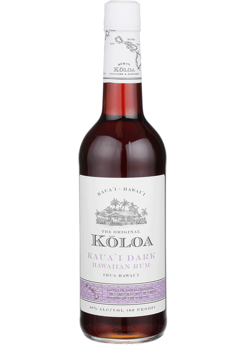 Koloa Koloa Kaua 'I Dark Hawaiian Rum 1 L