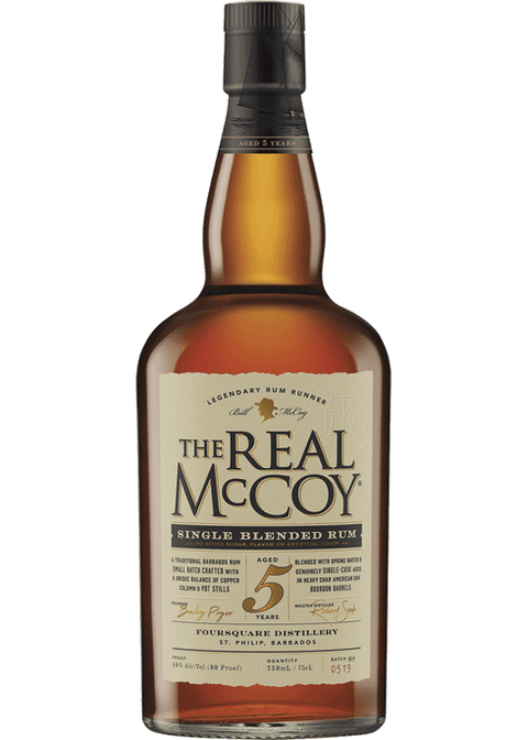 The Real McCoy 5 Year Old Rum 750ml