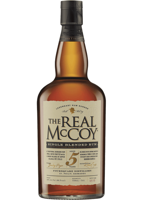 The Real McCoy 5 Year Old Rum 750ml