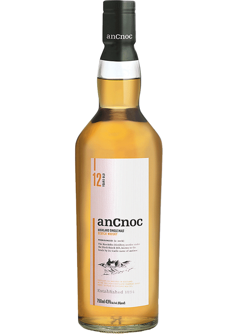 AnCnoc 12 Year Single Malt Scotch 750 ml
