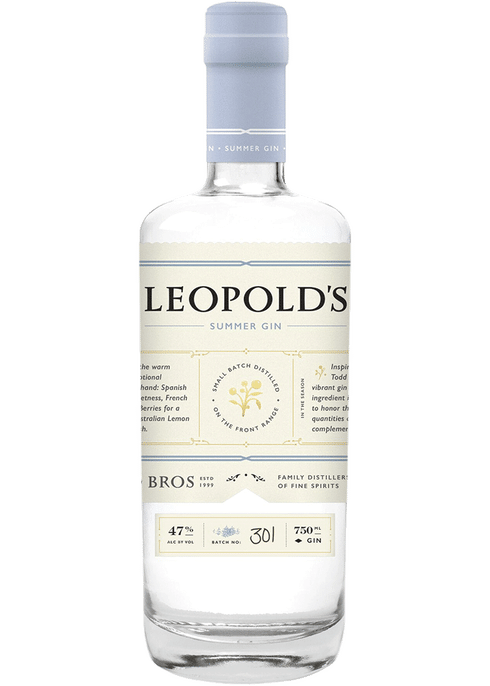Leopolds Summer Gin 750ml