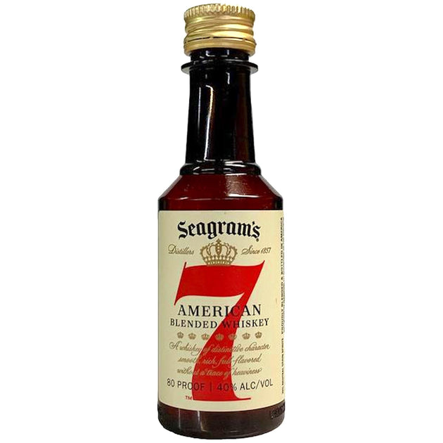 Seagrams 7 American Blended Whiskey (10 pack) 50ml LiquorVerse