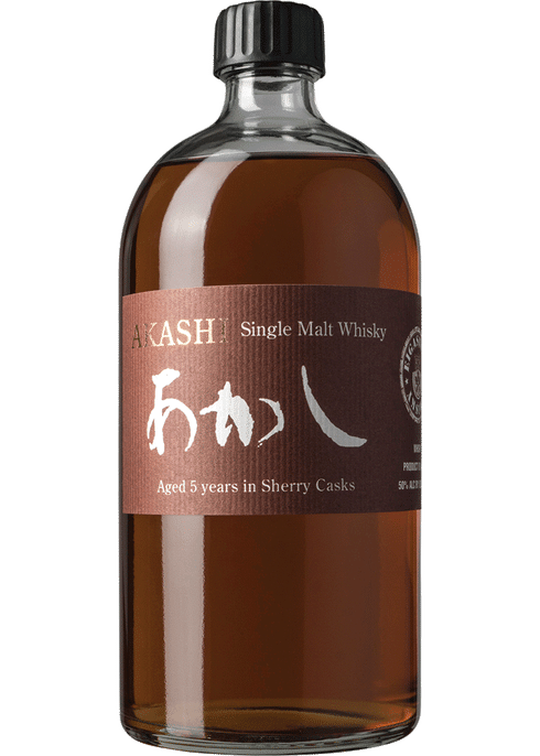 Akashi Single Malt Whisky in Sherry Cask 5 year 750 ML