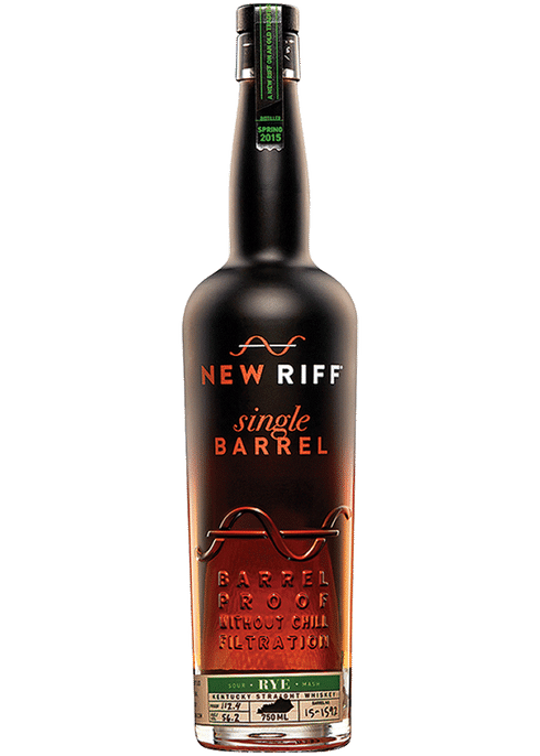 New Riff Single Barrel Straight Rye Whiskey 750 ml