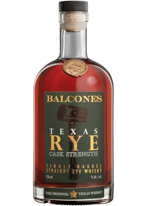 Balcones Texas Rye Cask Strength Single Barrel Collection #20270 750 ml