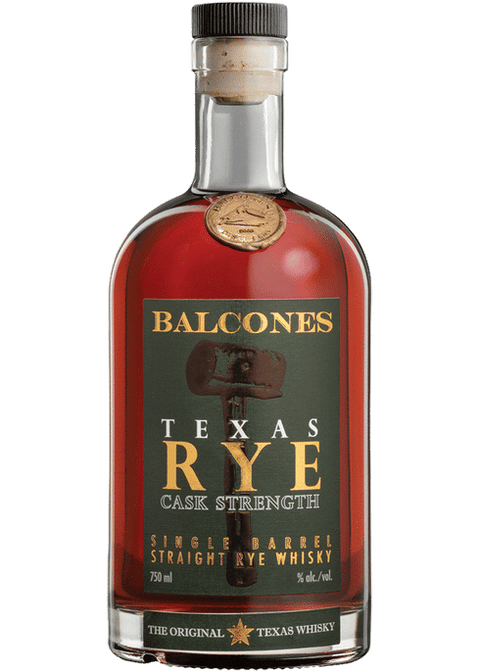 Keg N Bottle Balcones Texas Rye Cask Strength Single Barrel Funky town 750ml
