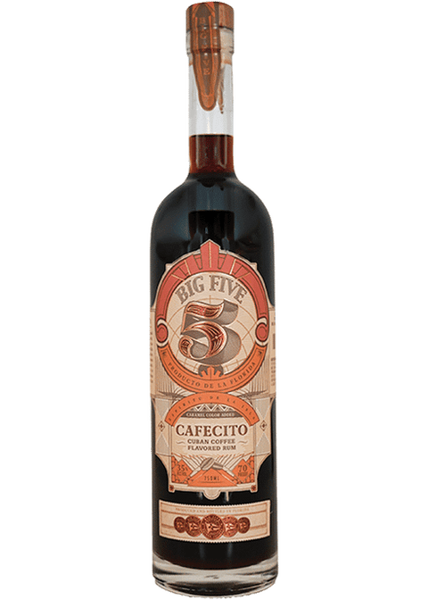 Big Five Big Five Cafecito Cuban Coffee Rum 750 ml