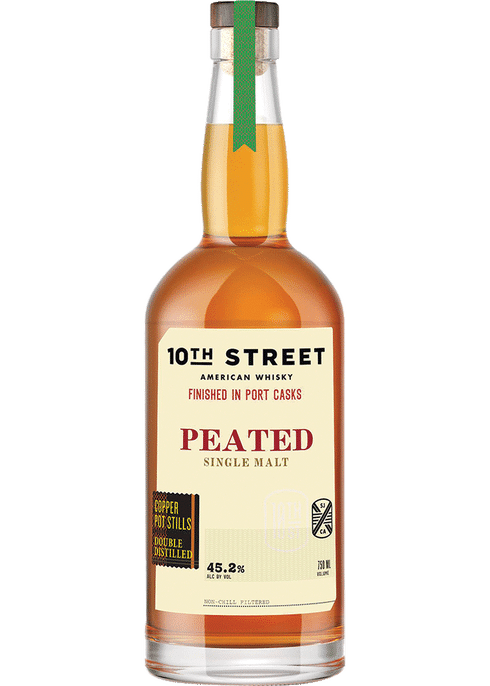 10th Street Peated Sinlge Malt Finished in Port Cask 750ml
