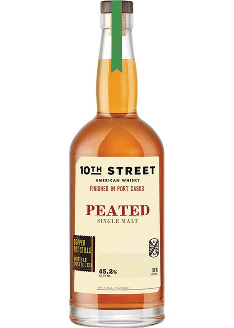 10th Street Peated Sinlge Malt Finished in Port Cask 750ml