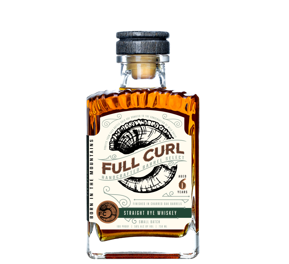 Full Curl Straight Rye Small Batch 6 Year 750ml bottle