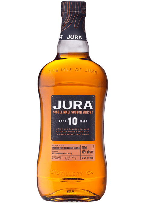 Jura 10 Year Old Single Malt Scotch Whisky - SINGLE(S) -