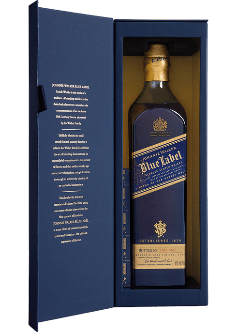 Johnnie Walker Blue Label Pen Included 750 ml