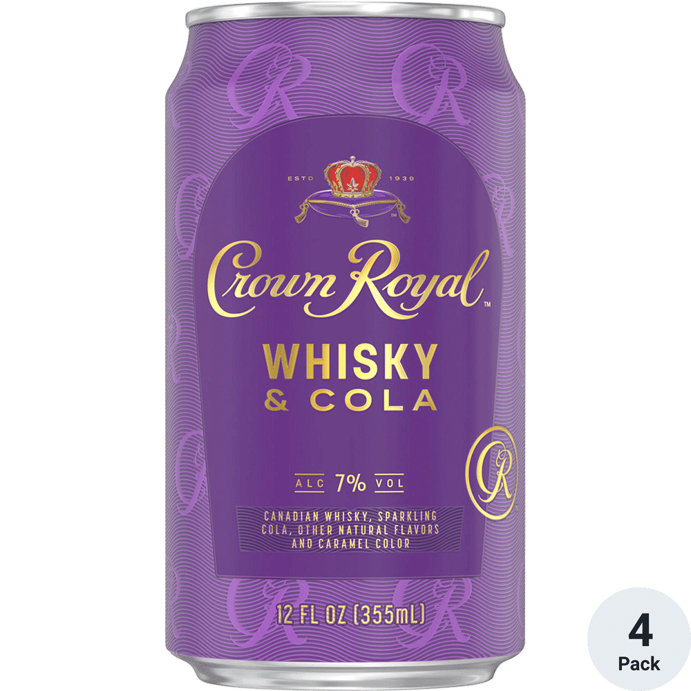 Crown Royal Whisky & Cola 4x355 ml