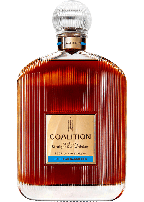 Coalition Straight Rye Whiskey Pauillac Barriques 750 ml