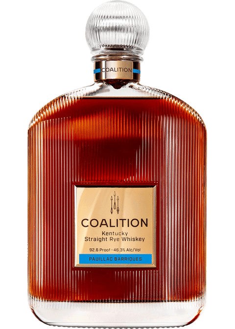Coalition Straight Rye Whiskey Pauillac Barriques 750 ml
