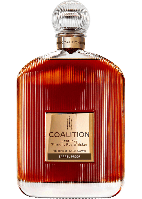 Coalition Straight Rye Whiskey Barrel Proof 750 ml
