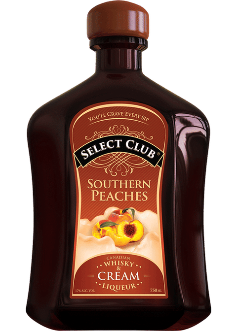 Select Club Southern Peaches Canadian Whisky and Cream Liqueur 750 ml