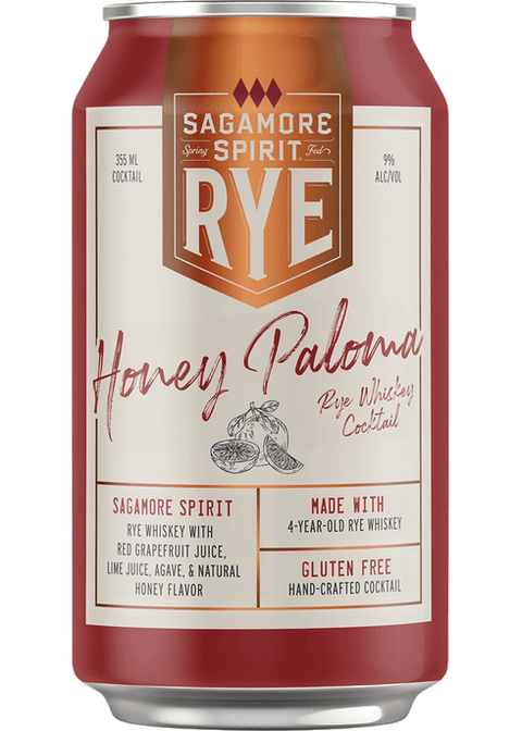 Sagamore Spirit Honey Paloma Rye Whiskey 4 year 375 ml