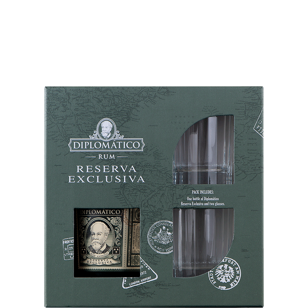 Diplomatico Reserva Exclusiva Rum /w gift set 750 ml