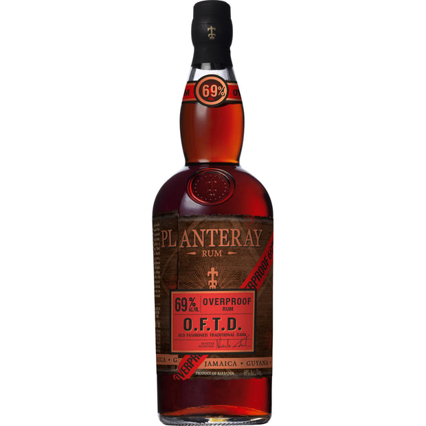 Planteray Rum Overproof Old Fashioned Traditional Dark 1 L